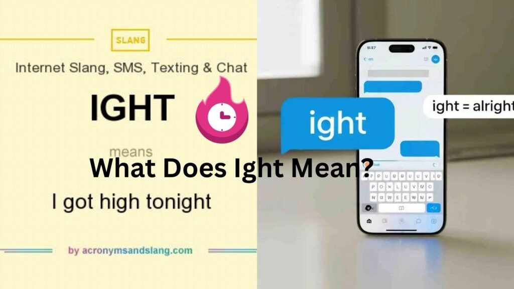 What Does Ight Mean? what does ight mean